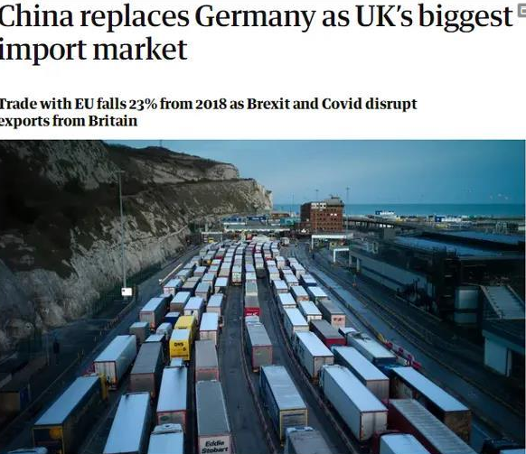 首次超过德国，一季度中国成英国最大进口来源国